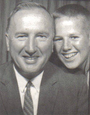 David Robertson and his father, Ralph Robertson.